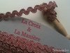 Cinta Croquet Raye Rouge