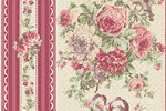 RURU Bouquet Collection - Rose Border Stripe