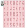 Gingham Farmhouse - Rosy Monograms Pink
