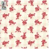 Northport Prints - Cream and Red Gingham Rose