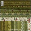 Schoolgirl Sampler ✿ Green Fabric Bundle