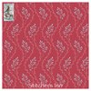 Cloverdale House - Wavy Dot Floral Red