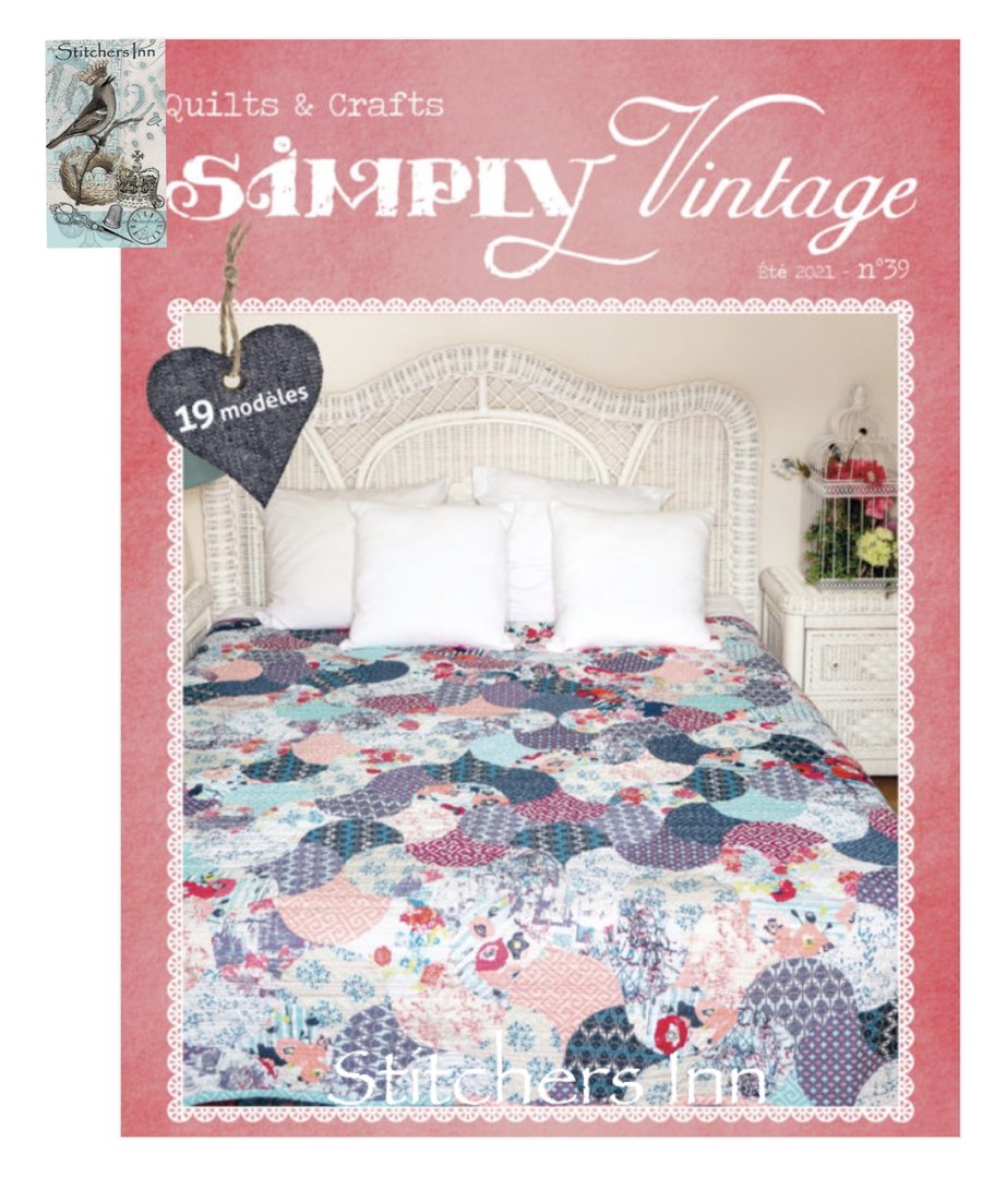 Simply Vintage Nº39 - Revista francesa de Quilts & Crafts