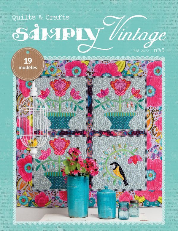 Simply Vintage Nº43 - Revista francesa de Quilts & Crafts