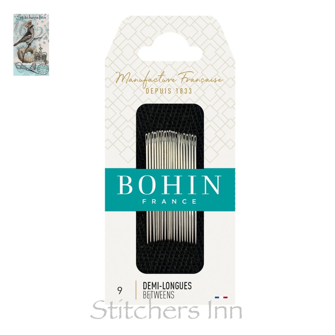 BOHIN - Quilting Needles - Betweens - 1/2 Long - nr. 9