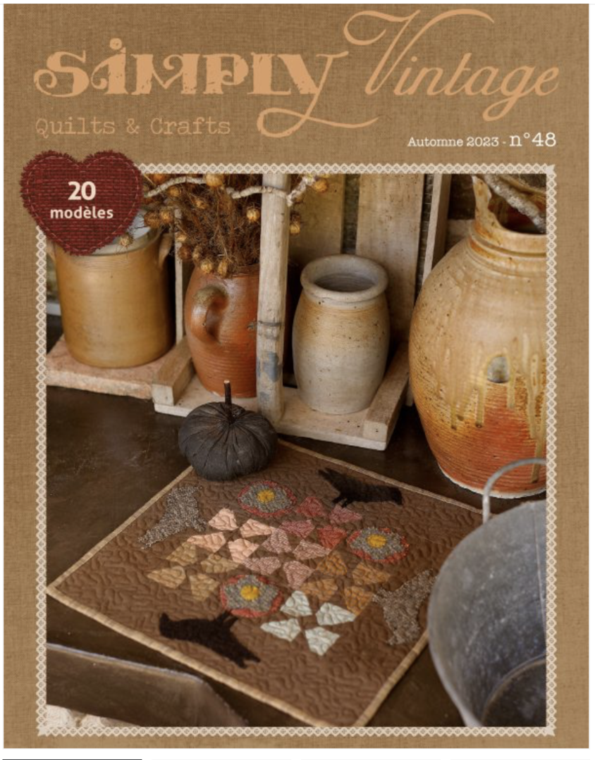 Simply Vintage Nº48 - Franse Quilts & Crafts tijdschrift