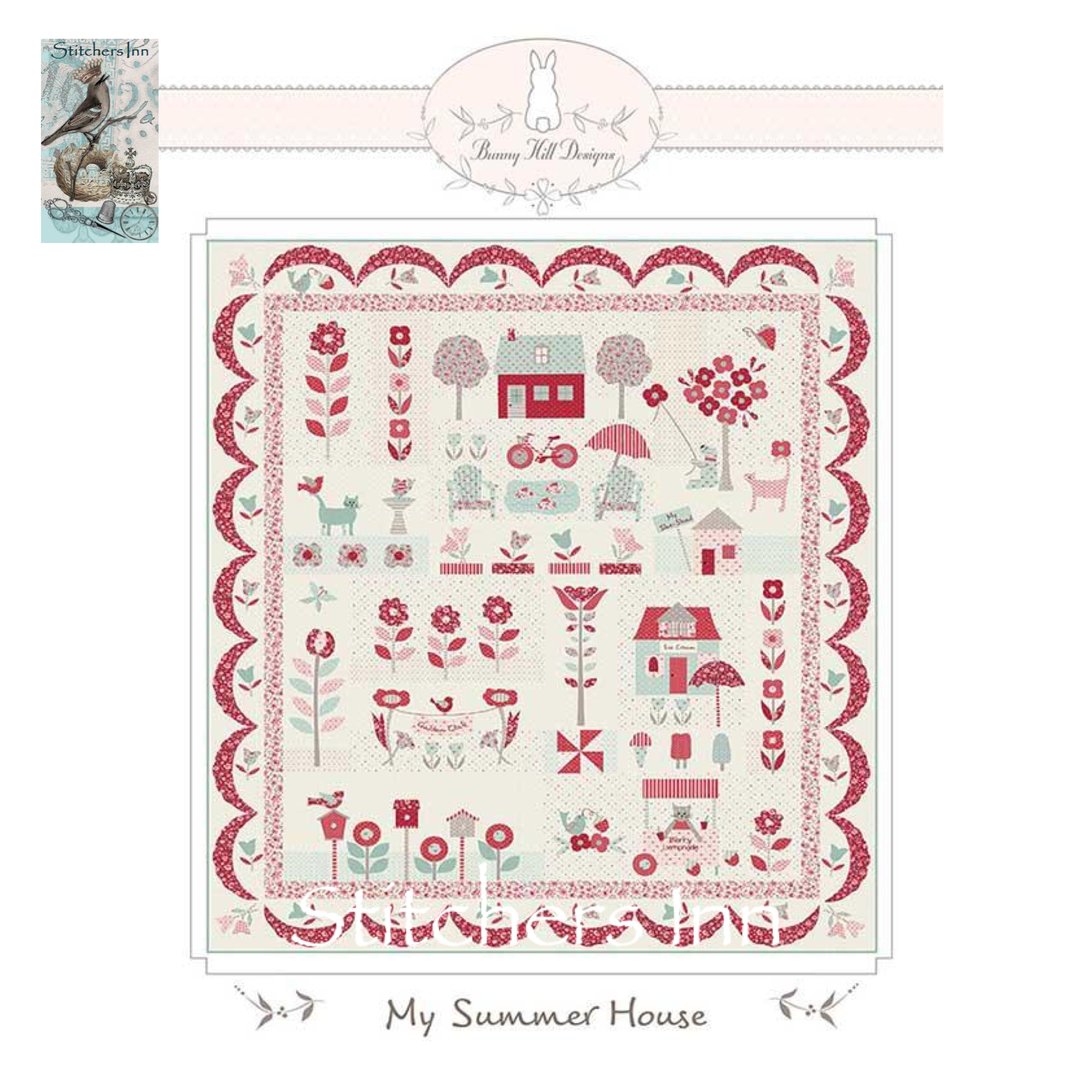 My Summer House Quilt BOM - Bunny Hill Designs - Complete pattern set | PRE-ORDER
